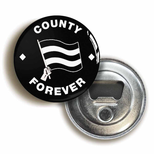 A picture of a bottle opener fridge magnet