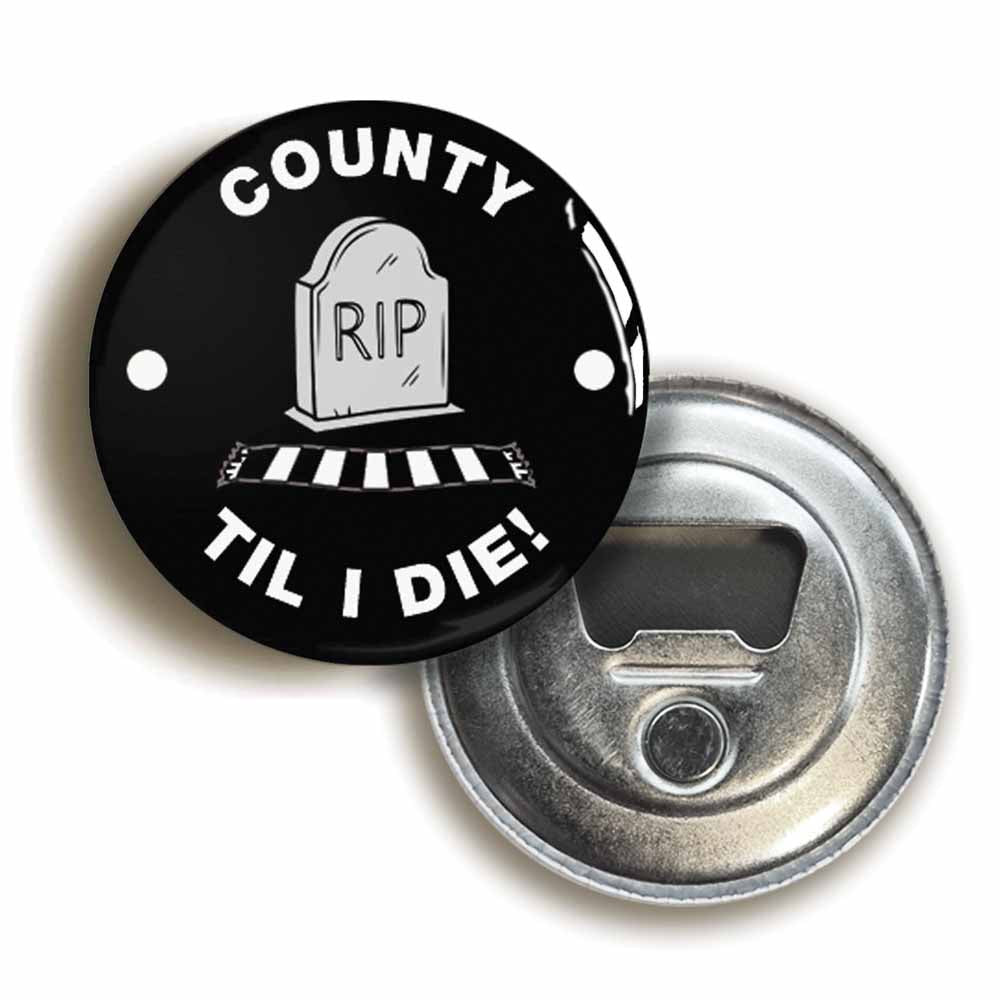 A picture of a bottle opener fridge magnet