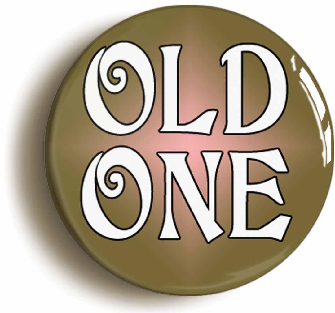 A picture of the front of the product, titled Old One Cthulhu Circular 50mm Fridge Magnet