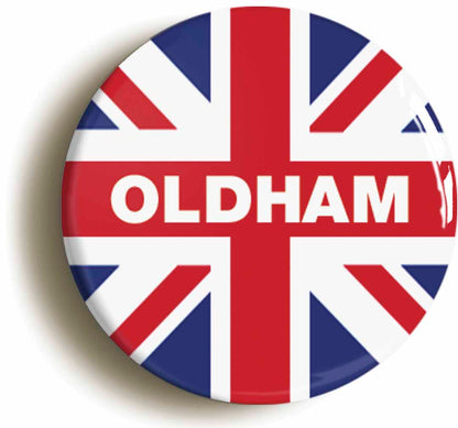 A picture of a button badge