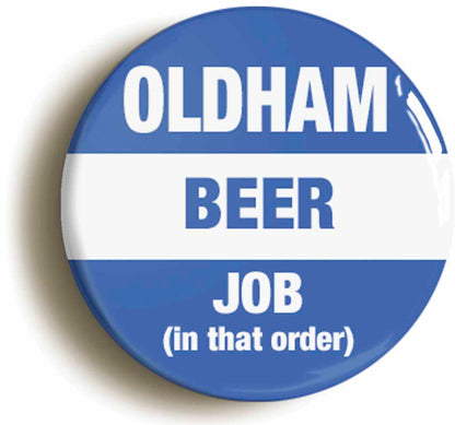 A picture of a button badge