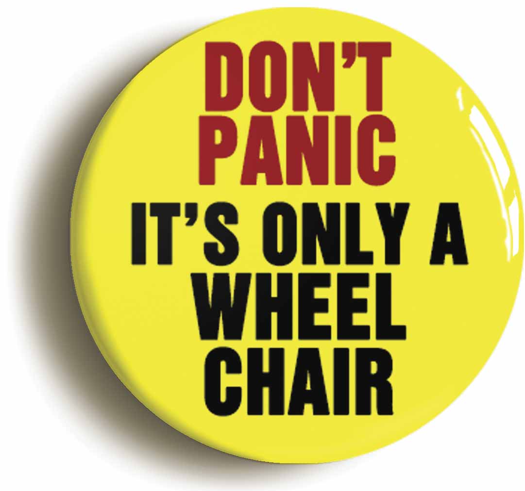 A picture of a button badge