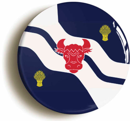 A picture of a button badge
