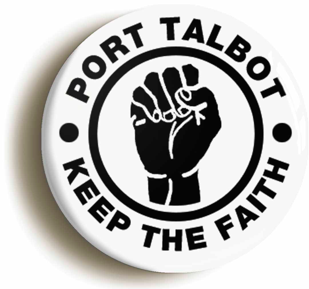 A picture of a button badge