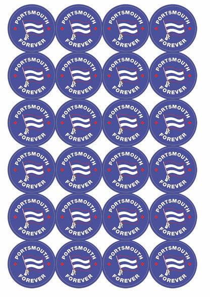 A picture of an A4 sheet of matte paper stickers