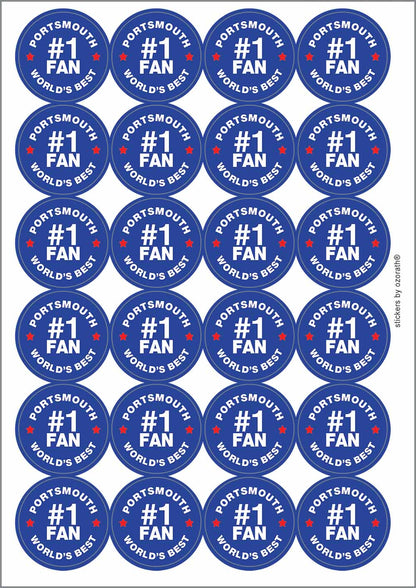 A picture of an A4 sheet of matte paper stickers