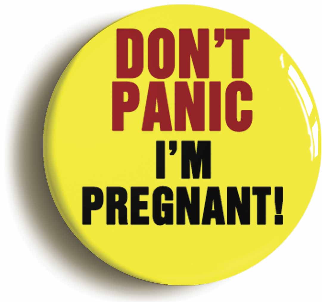 A picture of a button badge