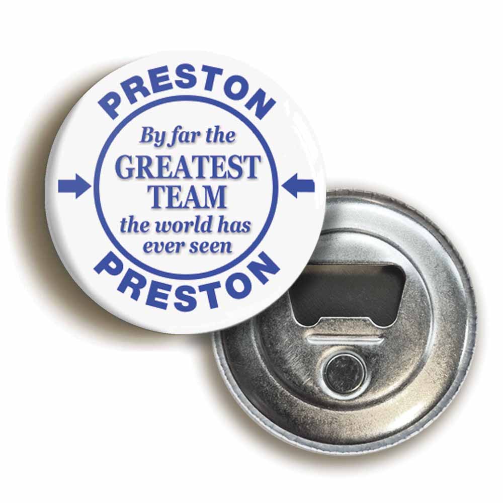 A picture of a bottle opener fridge magnet