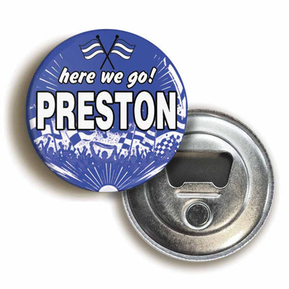 A picture of a bottle opener fridge magnet