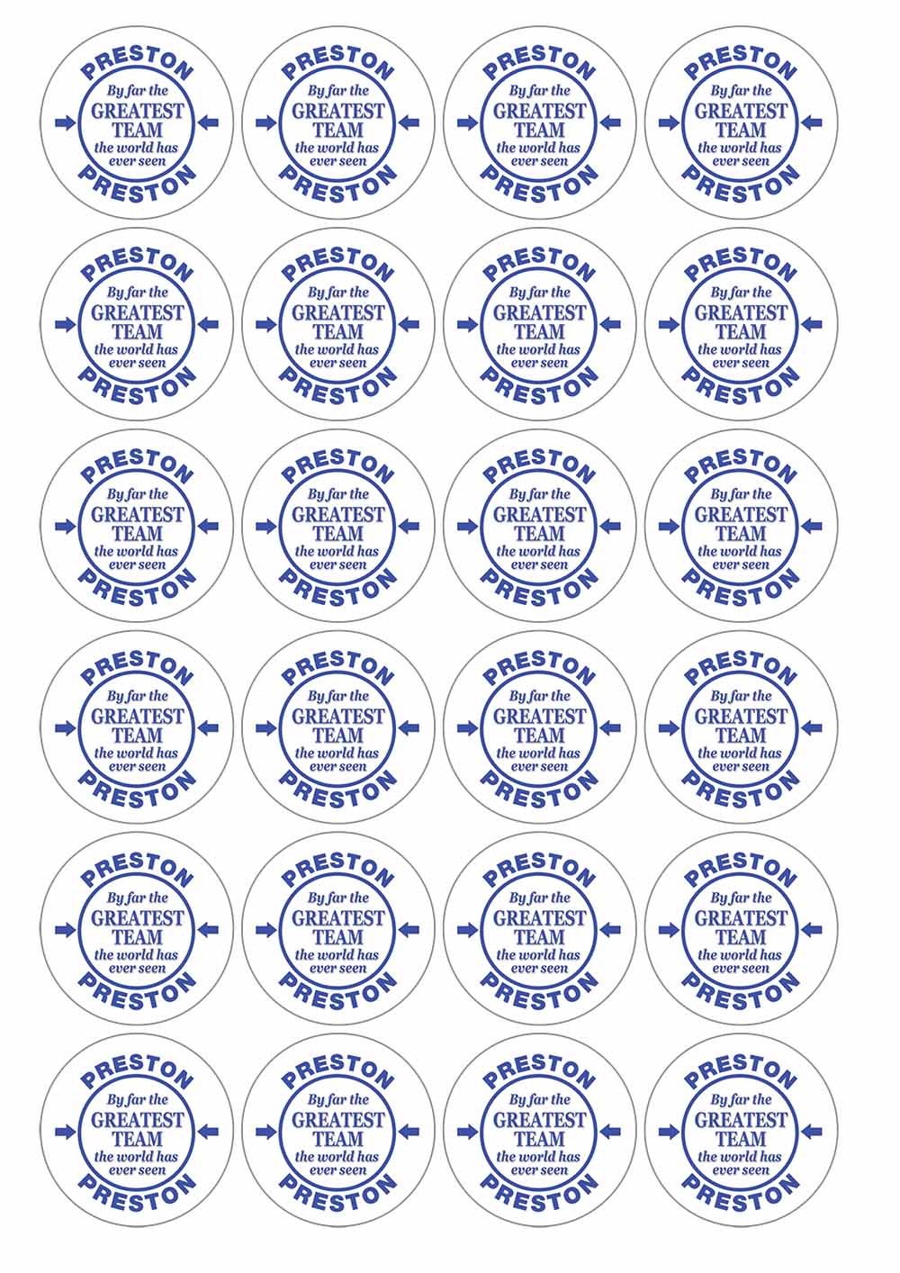 A picture of an A4 sheet of matte paper stickers