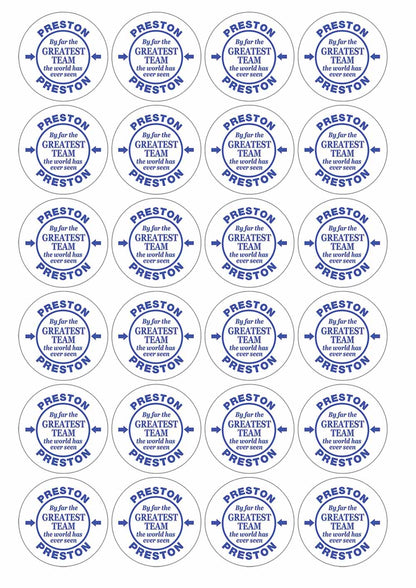 A picture of an A4 sheet of matte paper stickers