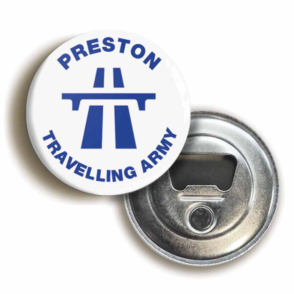 A picture of a bottle opener fridge magnet