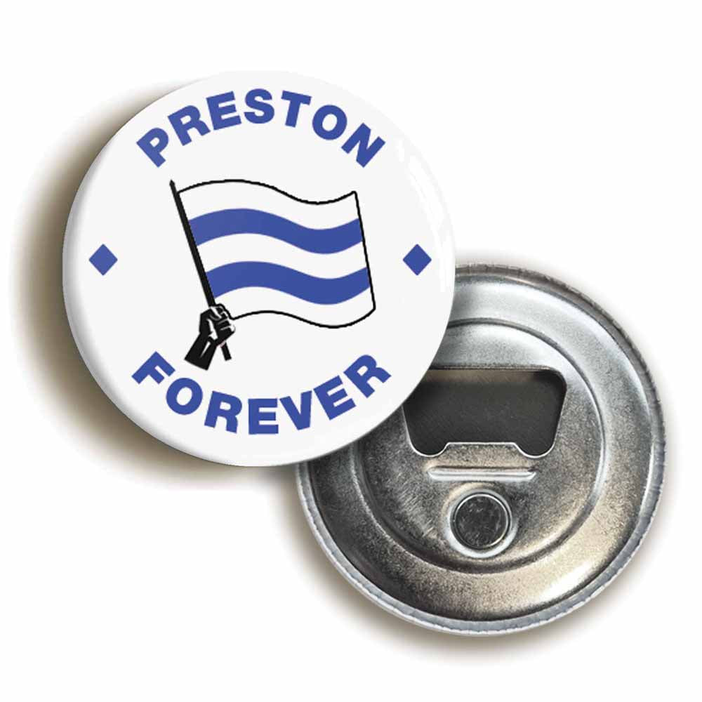 A picture of a bottle opener fridge magnet
