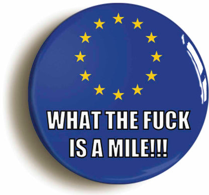 A picture of a button badge