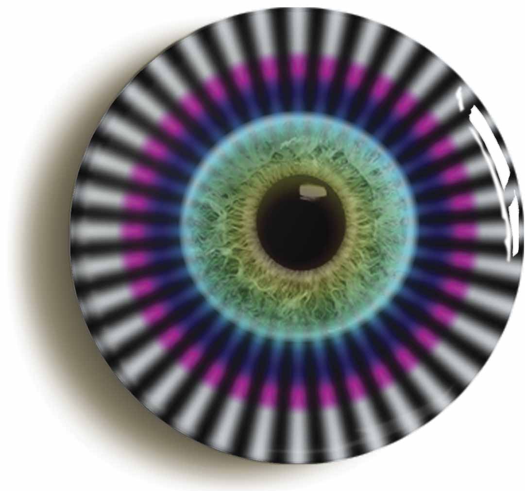A picture of a button badge