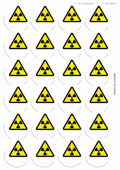 A picture of an A4 sheet of matte paper stickers