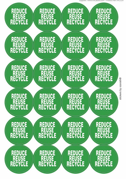 A picture of an A4 sheet of matte paper stickers