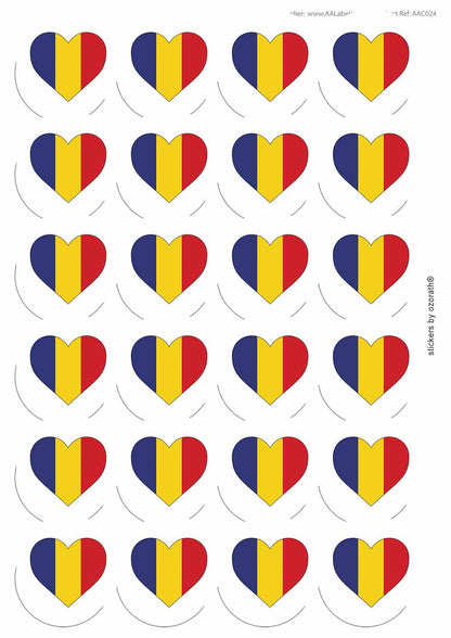 A picture of an A4 sheet of matte paper stickers