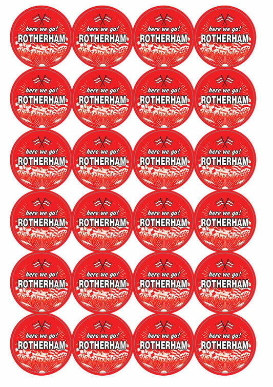 A picture of an A4 sheet of matte paper stickers