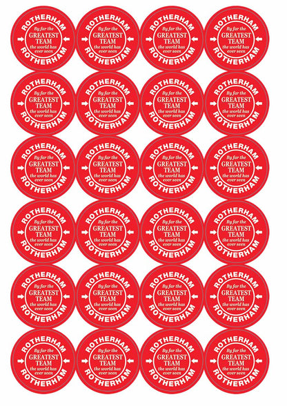 A picture of an A4 sheet of matte paper stickers