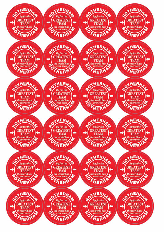 A picture of an A4 sheet of matte paper stickers