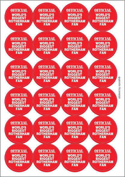 A picture of an A4 sheet of matte paper stickers