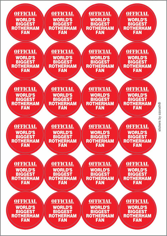 A picture of an A4 sheet of matte paper stickers