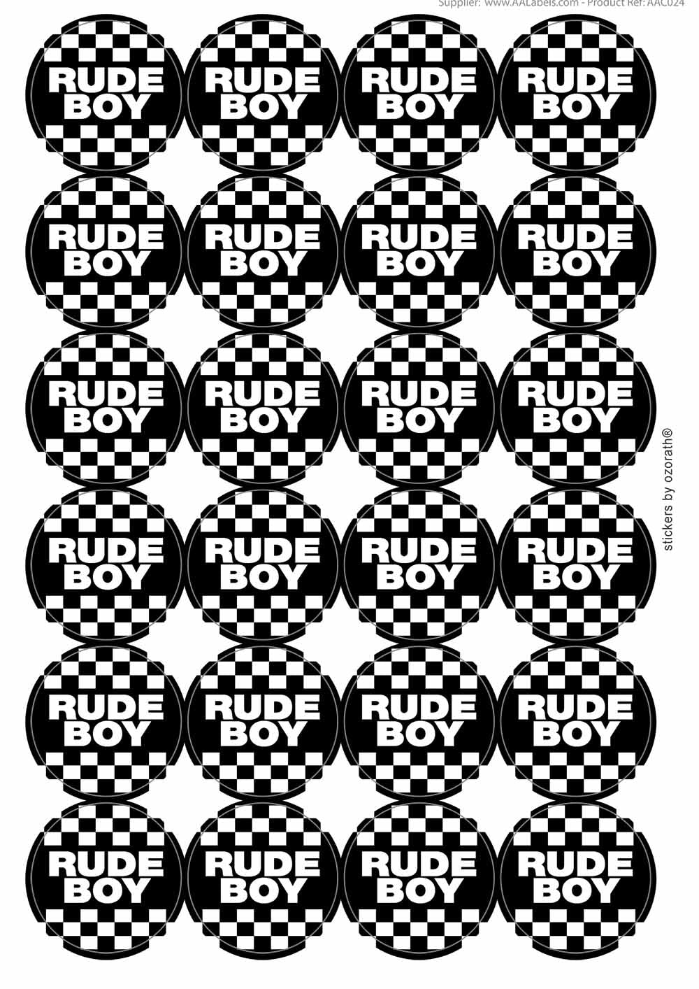 A picture of an A4 sheet of matte paper stickers
