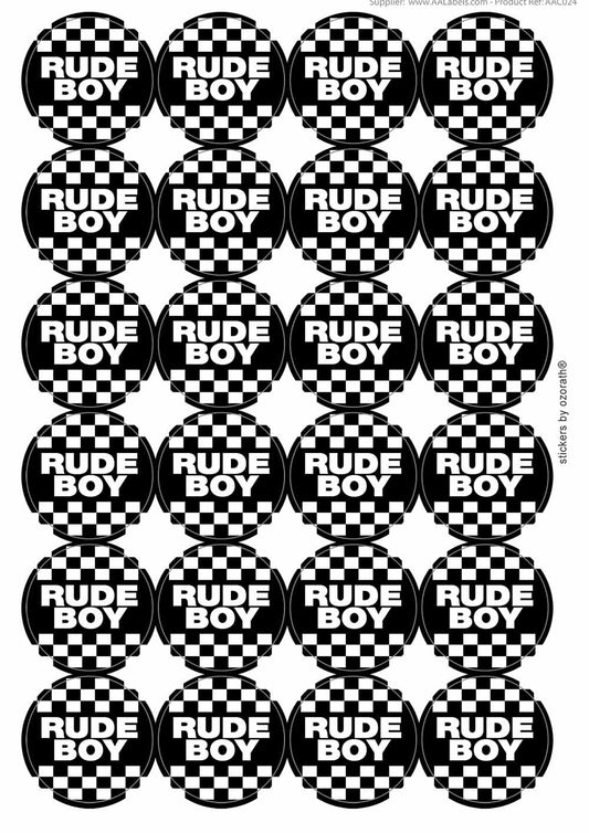 A picture of an A4 sheet of matte paper stickers