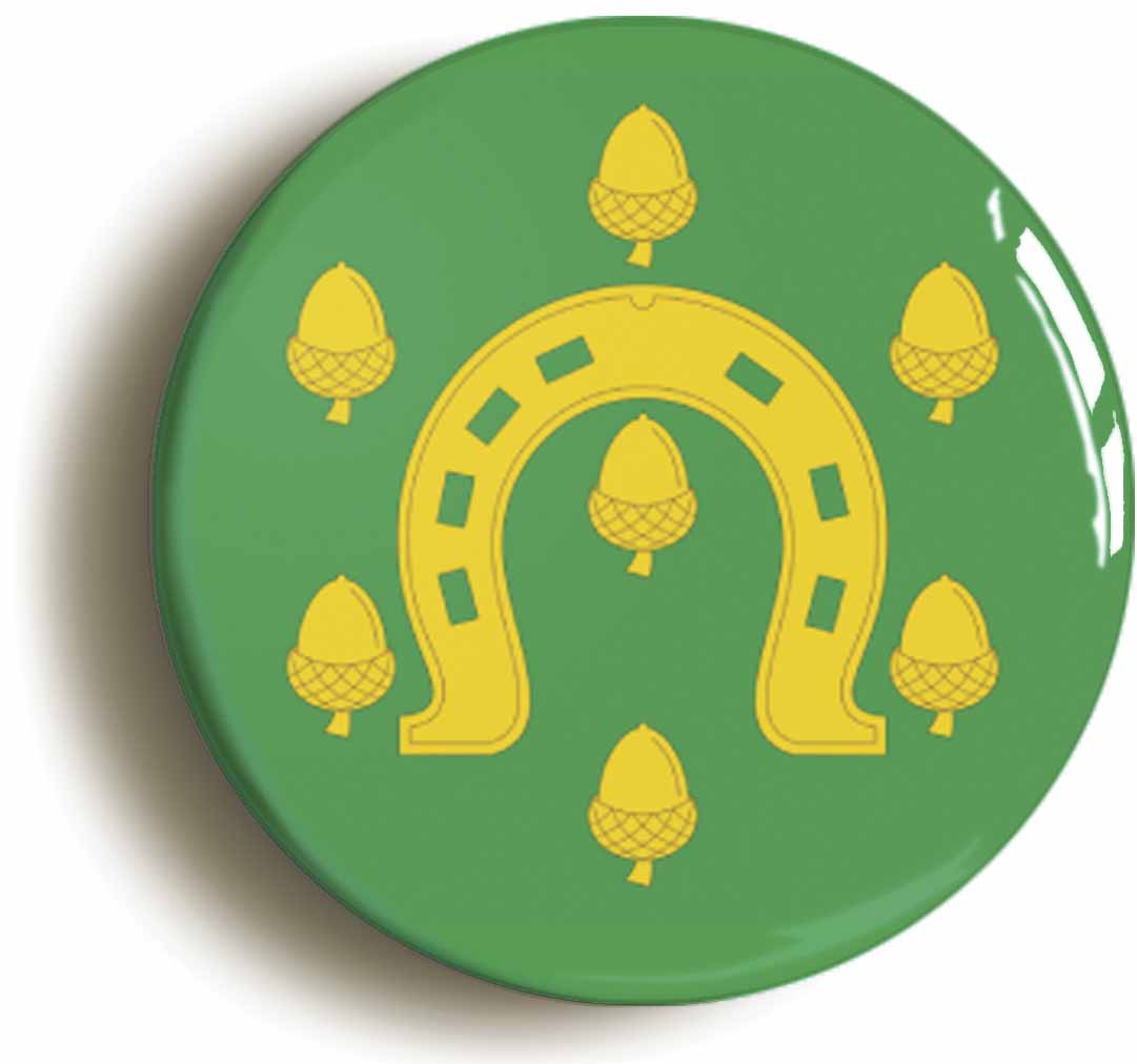 A picture of a button badge