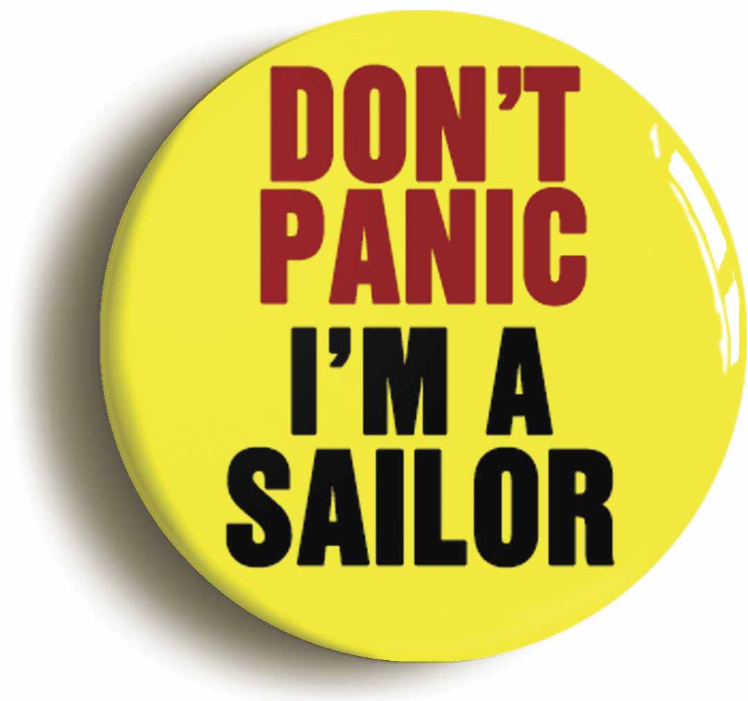 A picture of a button badge