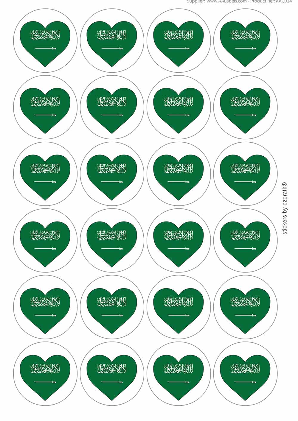A picture of an A4 sheet of matte paper stickers