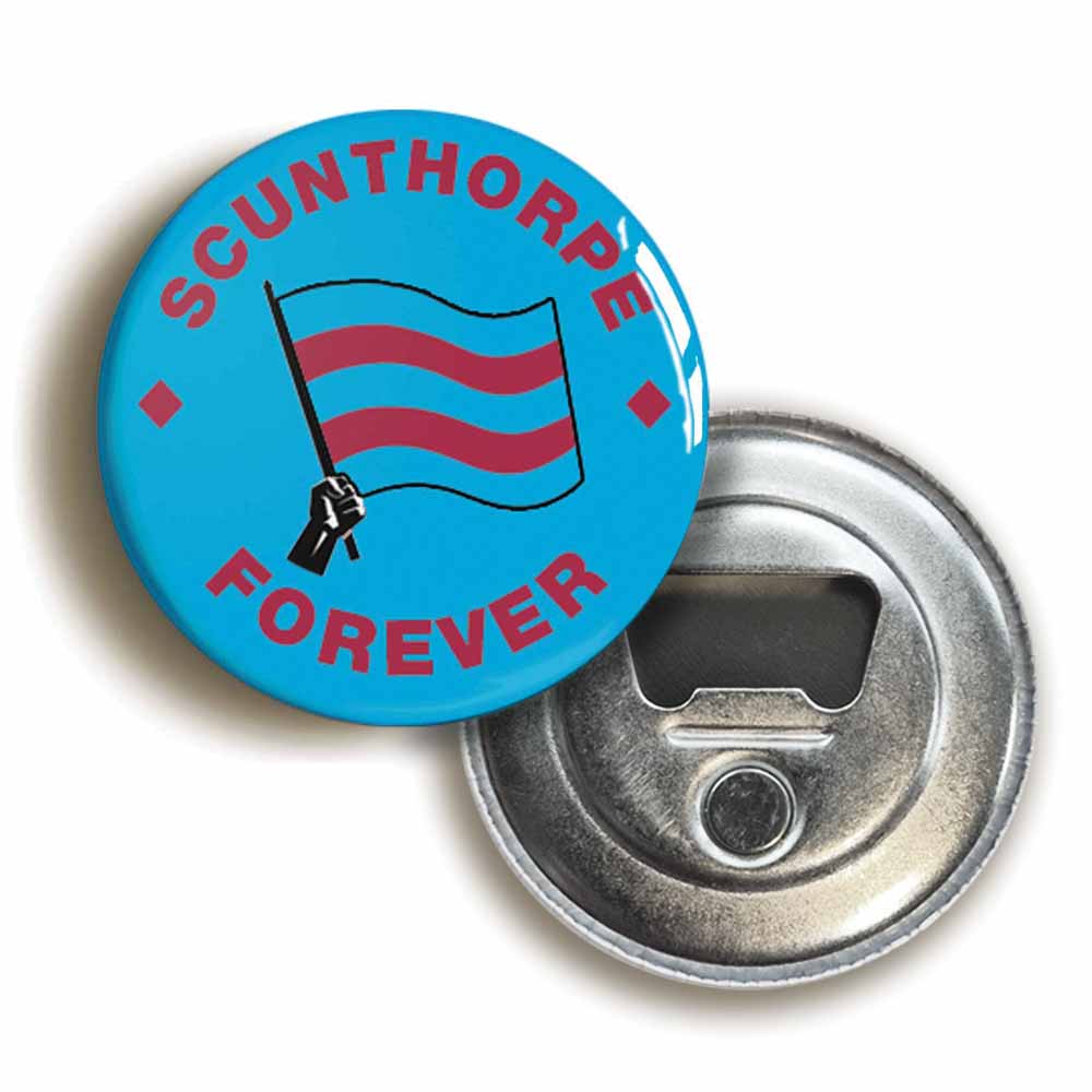 A picture of a bottle opener fridge magnet