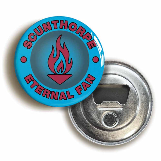 A picture of a bottle opener fridge magnet