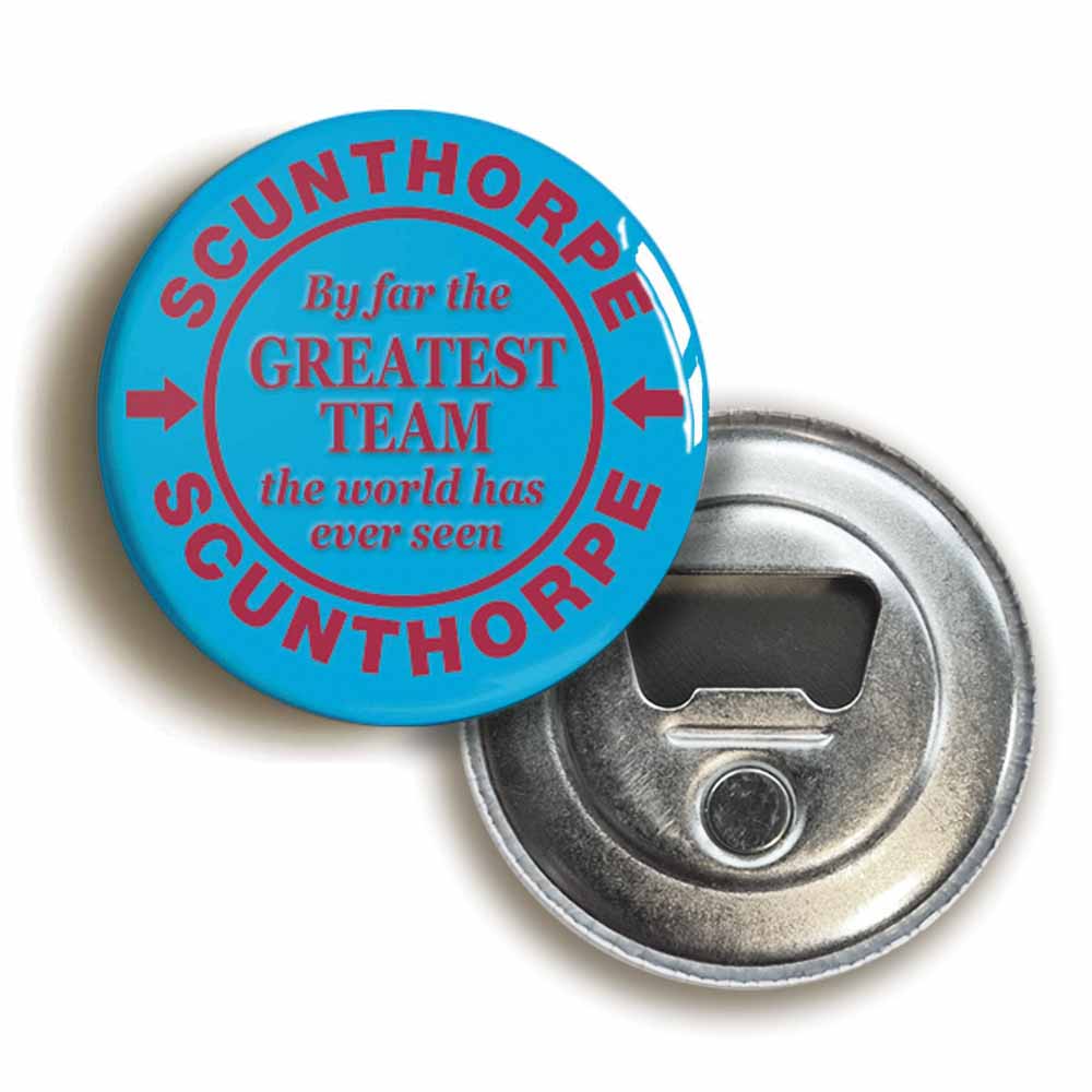 A picture of a bottle opener fridge magnet