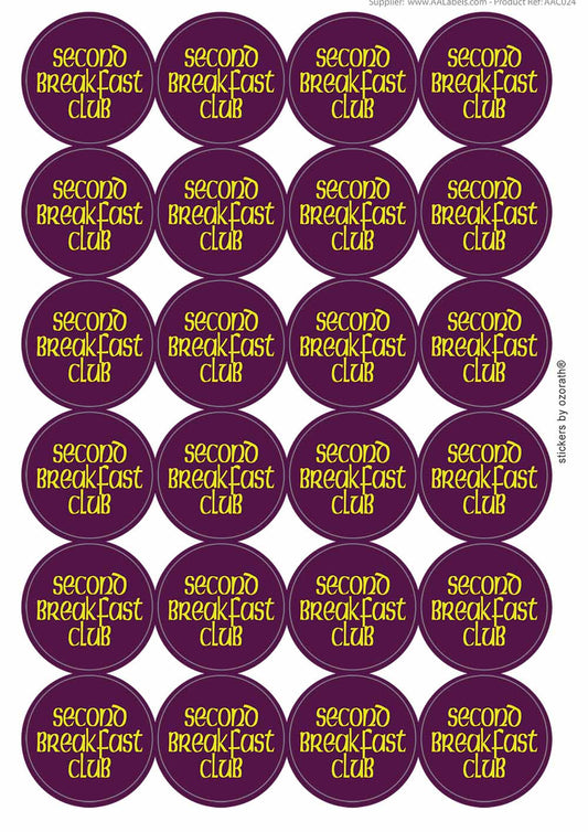 A picture of an A4 sheet of matte paper stickers