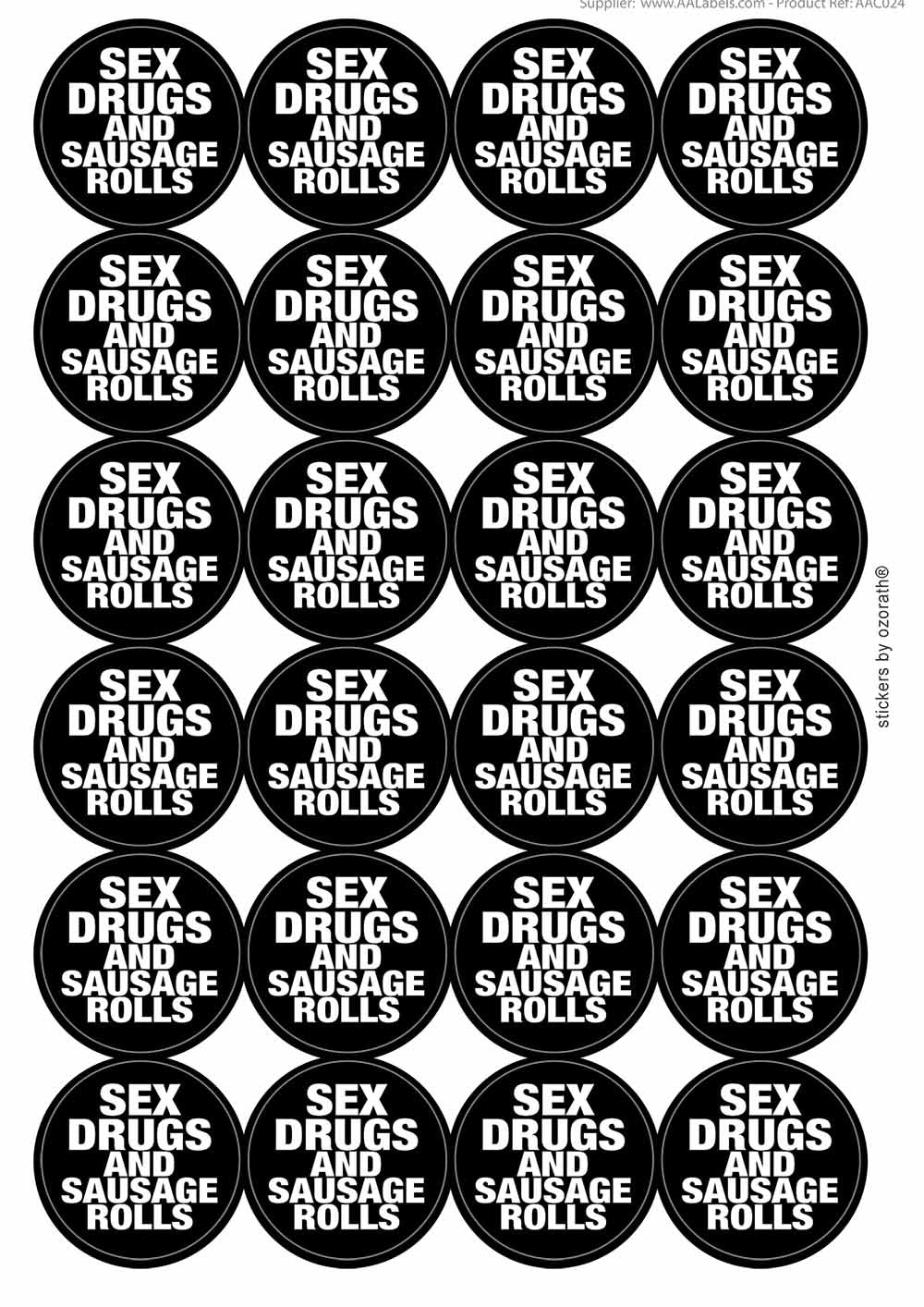 A picture of an A4 sheet of matte paper stickers