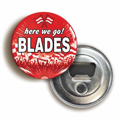 A picture of a bottle opener fridge magnet