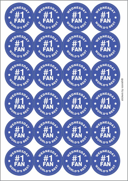 A picture of an A4 sheet of matte paper stickers