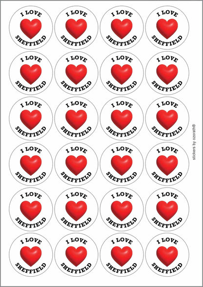 A picture of an A4 sheet of matte paper stickers