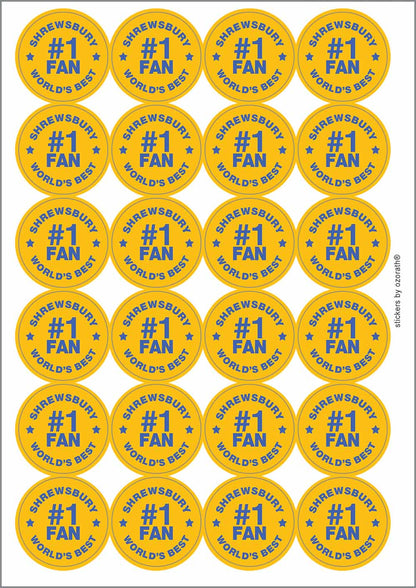 A picture of an A4 sheet of matte paper stickers