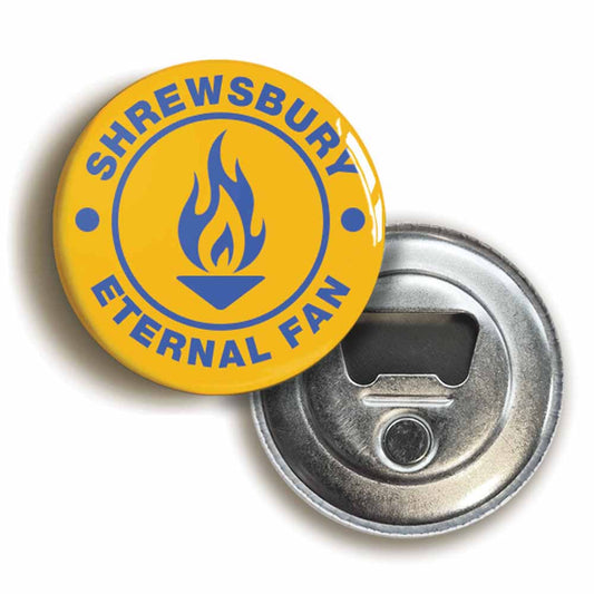 A picture of a bottle opener fridge magnet