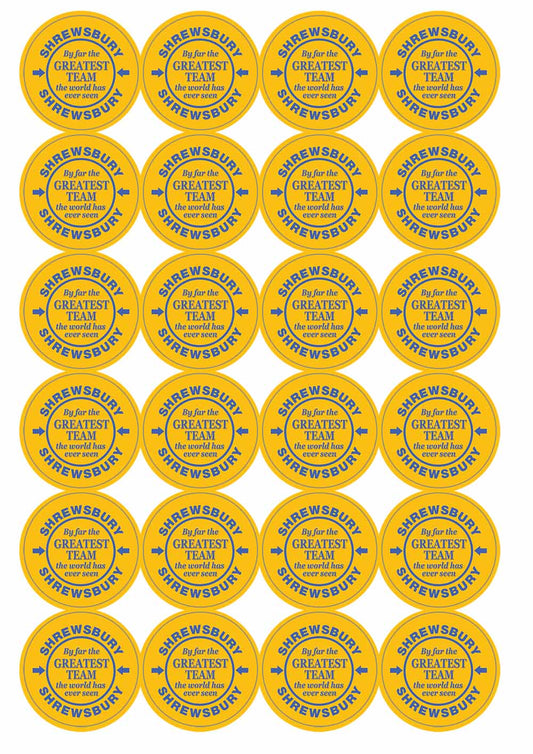 A picture of an A4 sheet of matte paper stickers