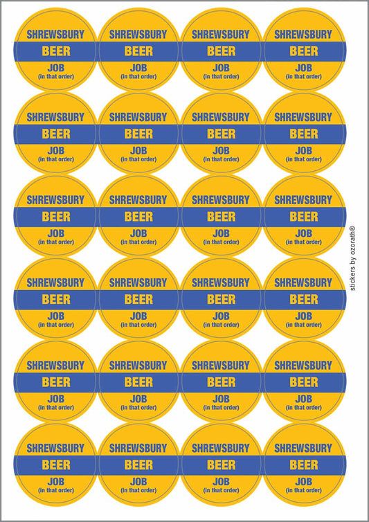 A picture of an A4 sheet of matte paper stickers