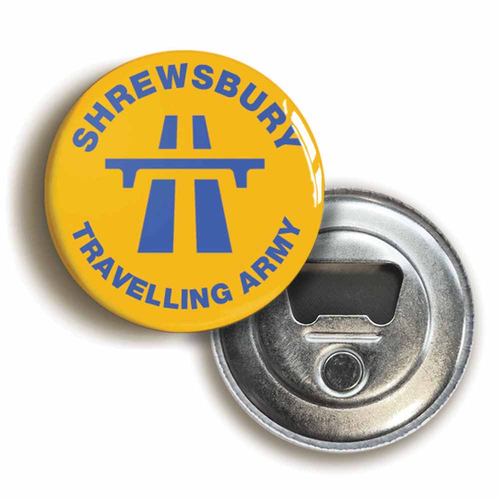 A picture of a bottle opener fridge magnet
