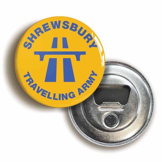 A picture of a bottle opener fridge magnet
