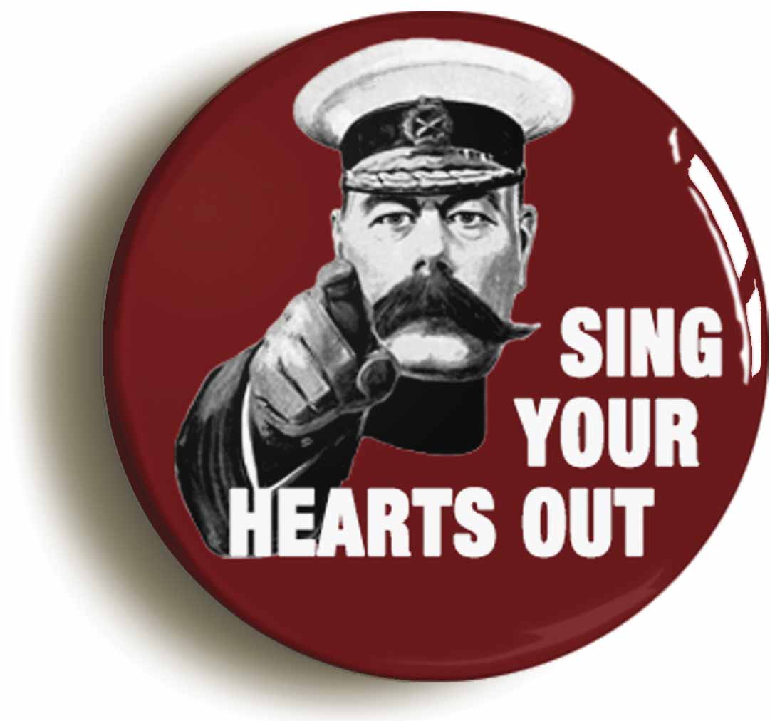A picture of a button badge