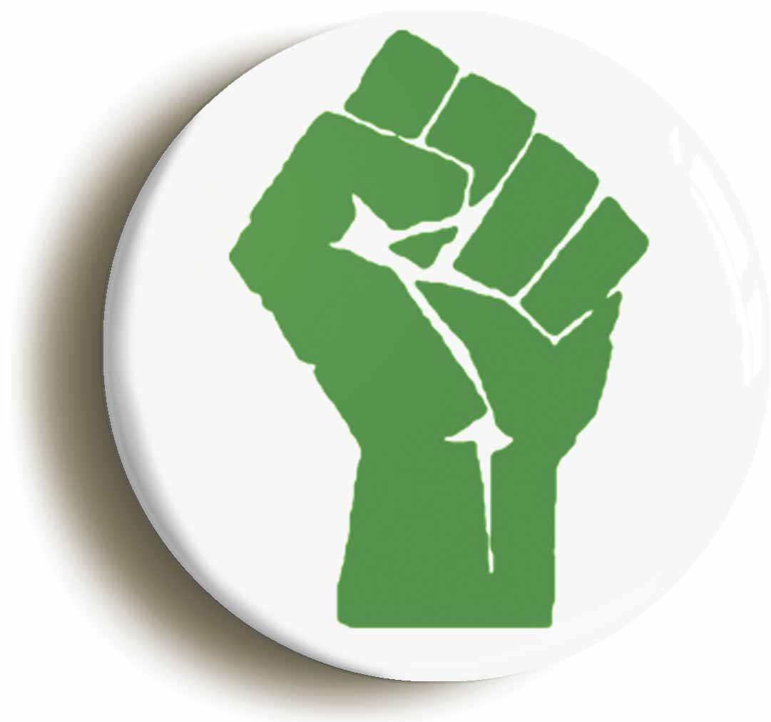 A picture of a button badge