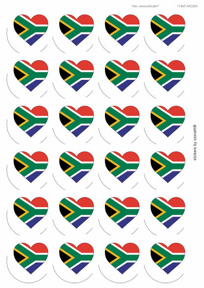 A picture of an A4 sheet of matte paper stickers