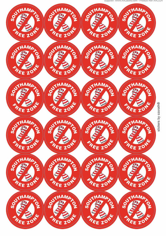 A picture of an A4 sheet of matte paper stickers